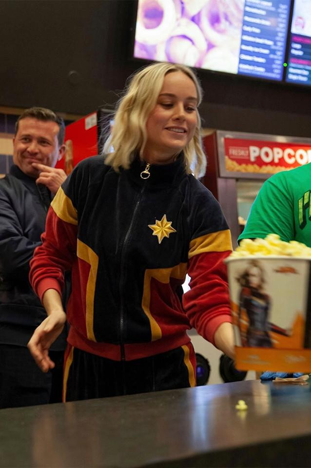Capitana  Marvel sorprende a los fanáticos