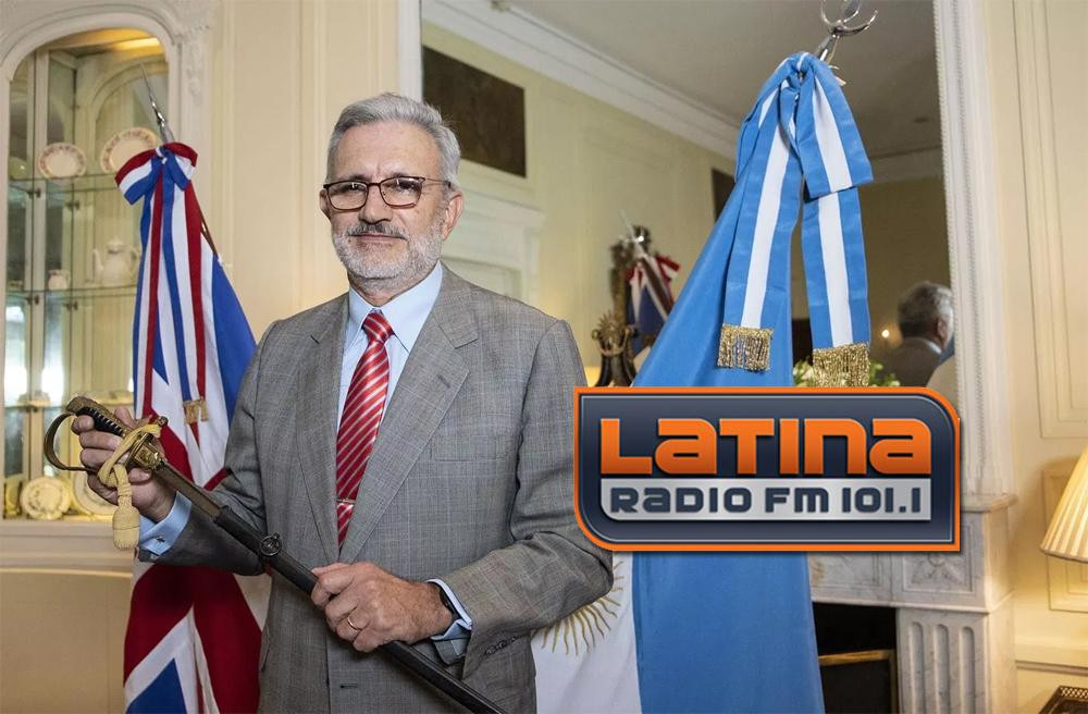 Martín Jaureguiberry, Guerra de Malvinas, Radio Latina