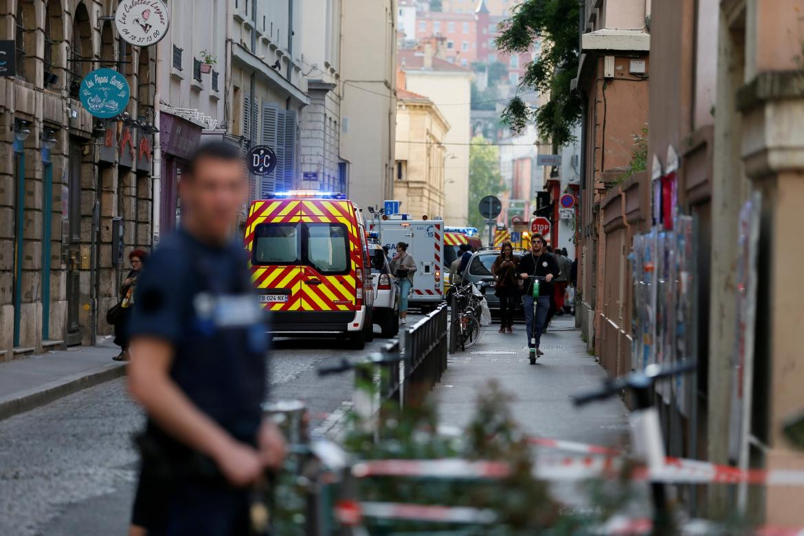 Explosión en Lyon - Foto Reuters