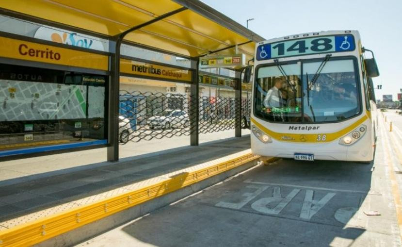 Metrobús, foto Ministerio de Transporte de La Nación
