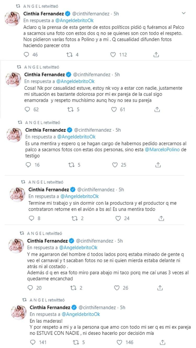 Cinthia Fernandez Tweet