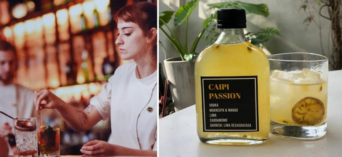 Paloma Hermida, Bartender, hija de Edith Hermida