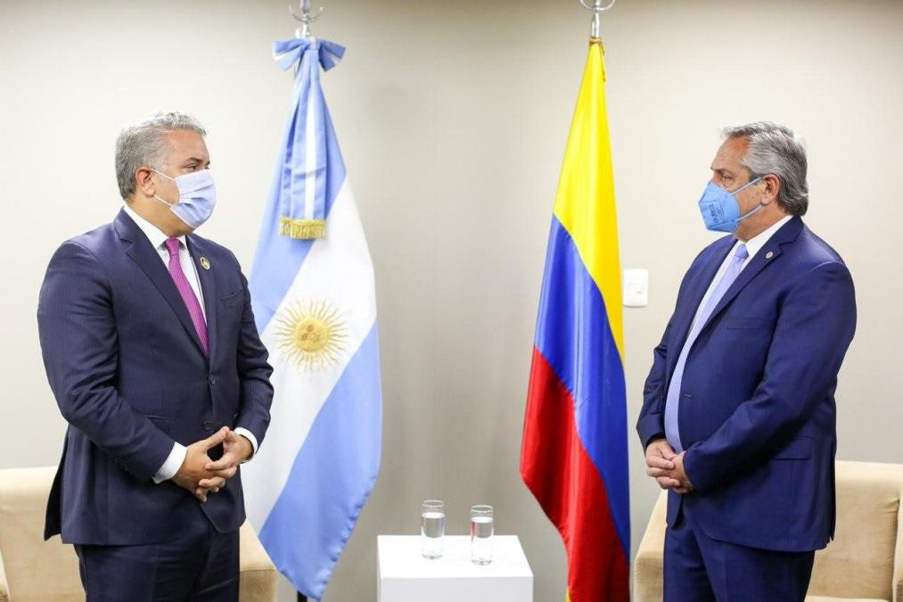 Iván Duque y Alberto Fernández