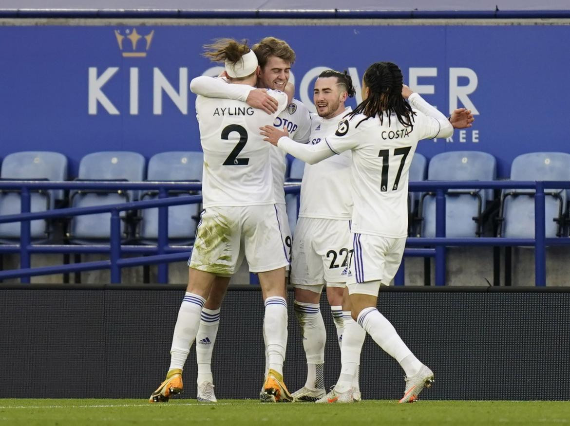 Festejo del Leeds, Premier League, fútbol inglés, Reuters
