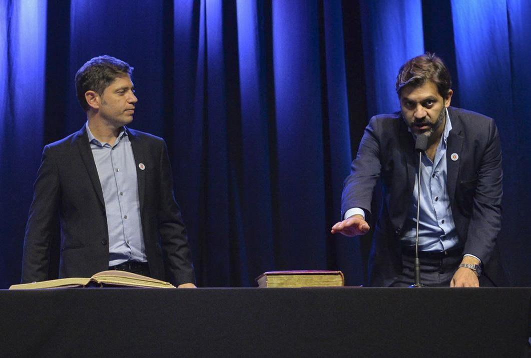 Axel Kicillof y Carlos Bianco, NA