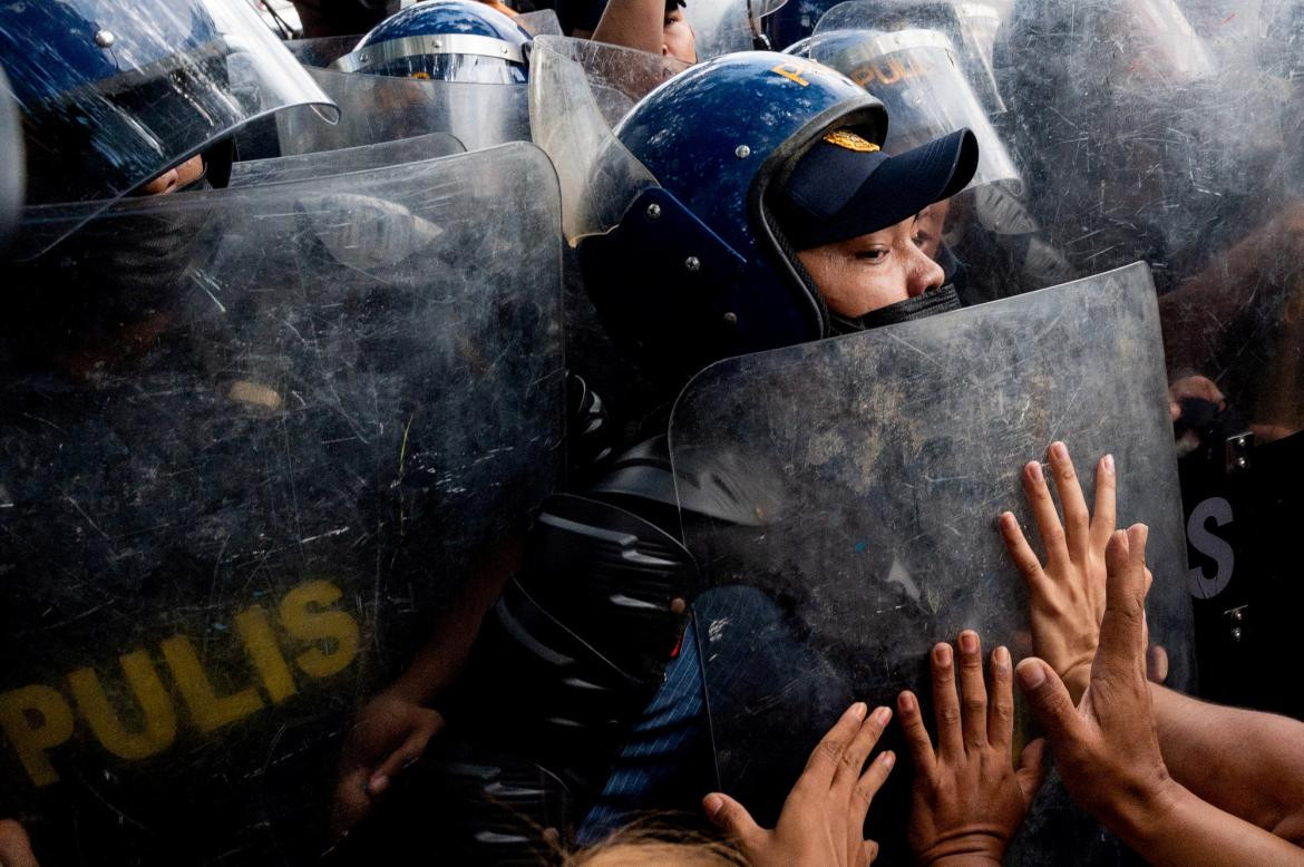 Violentas protestas en Filipinas, Reuters
