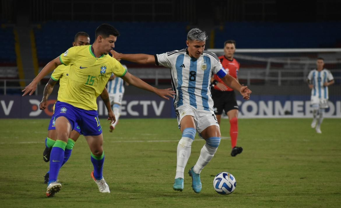 Argentina vs. Brasil, Sudamericano Sub20. Foto: NA.