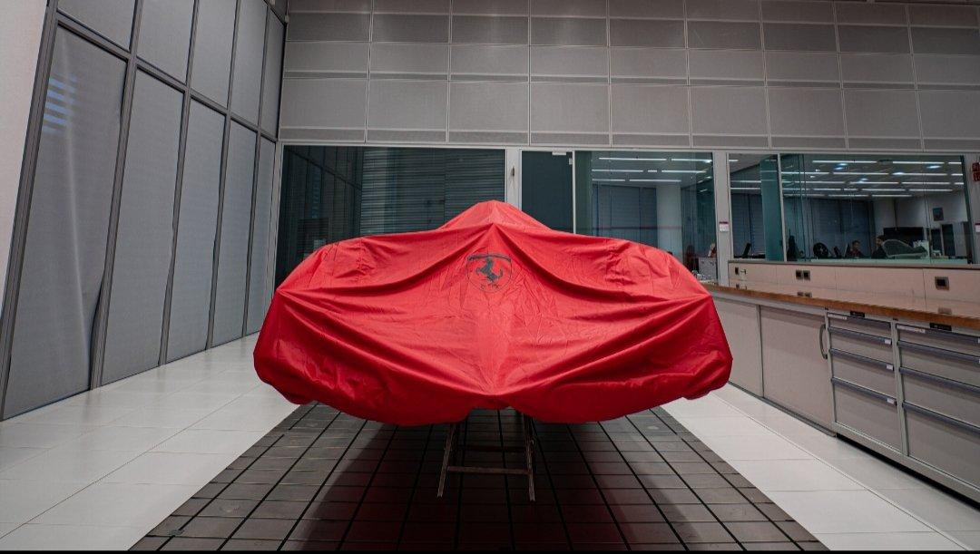 El nuevo monoplaza SF-23 de Ferrari. Foto: Twitter @ScuderiaFerrari.