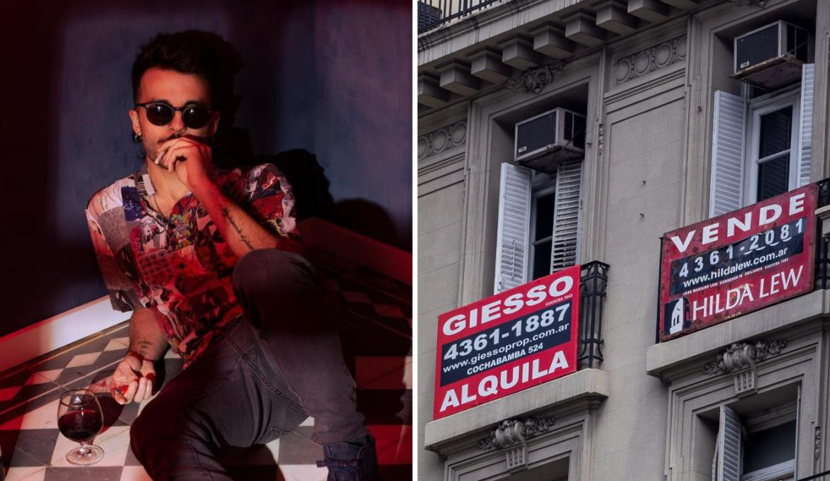 Pablo, el músico que reversionó canciones para buscar alquileres. Foto: Instagram @PalmitoMusica.