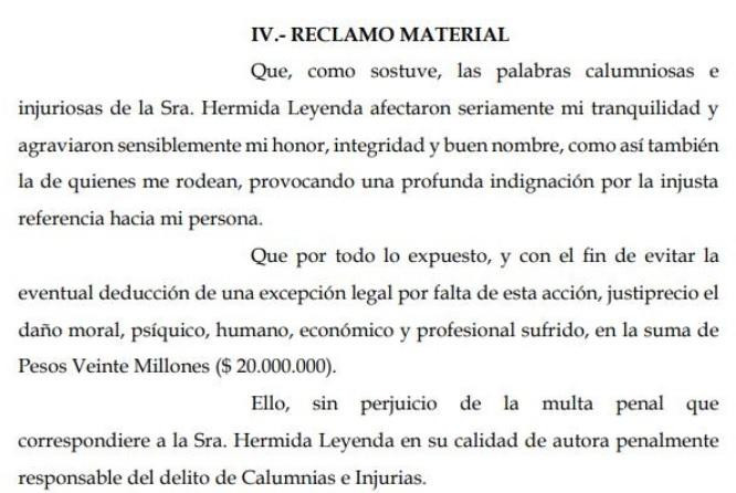La denuncia de Gonzalo Montiel. Foto: NA.