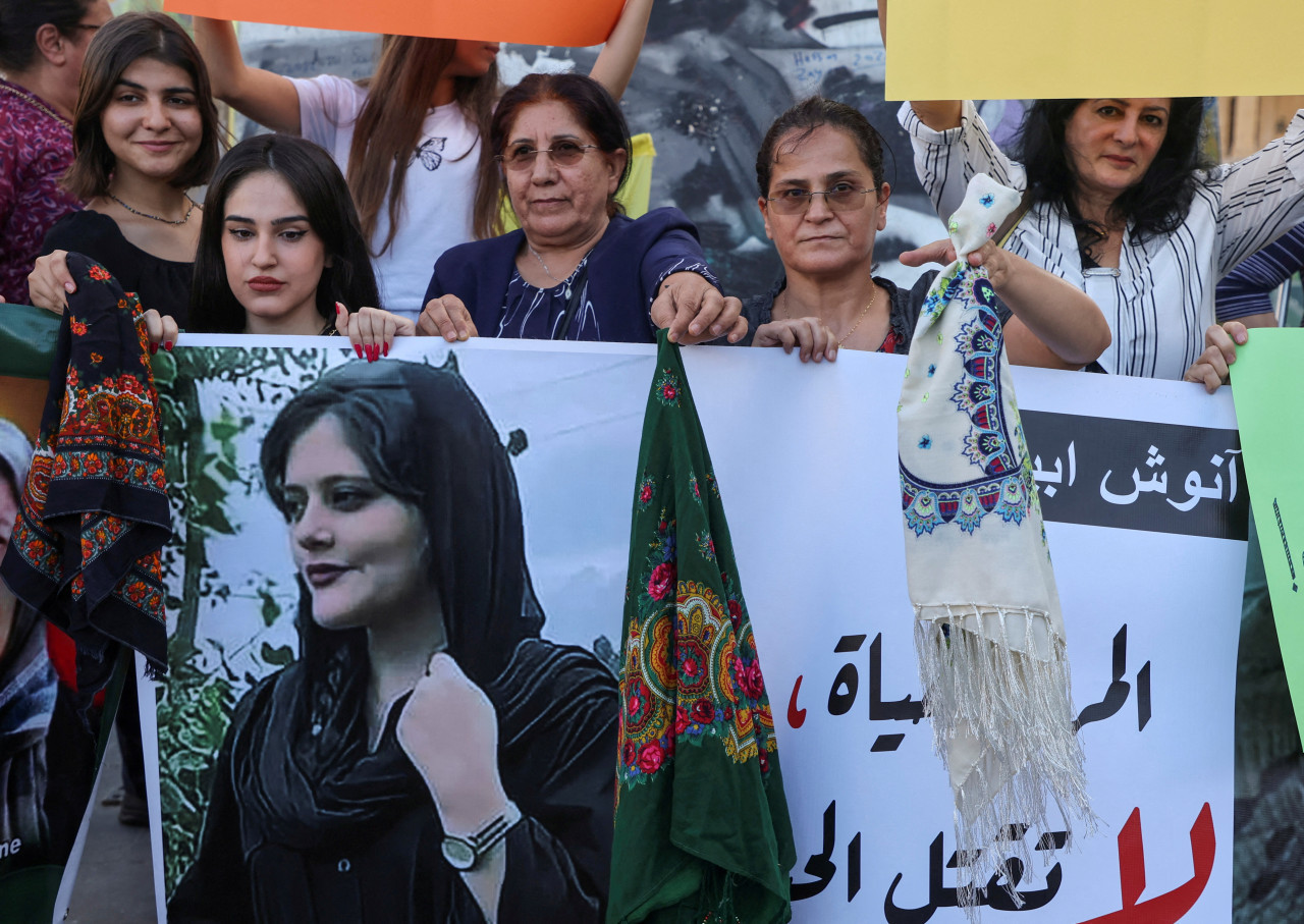 Marchas en Irán. Foto: Reuters