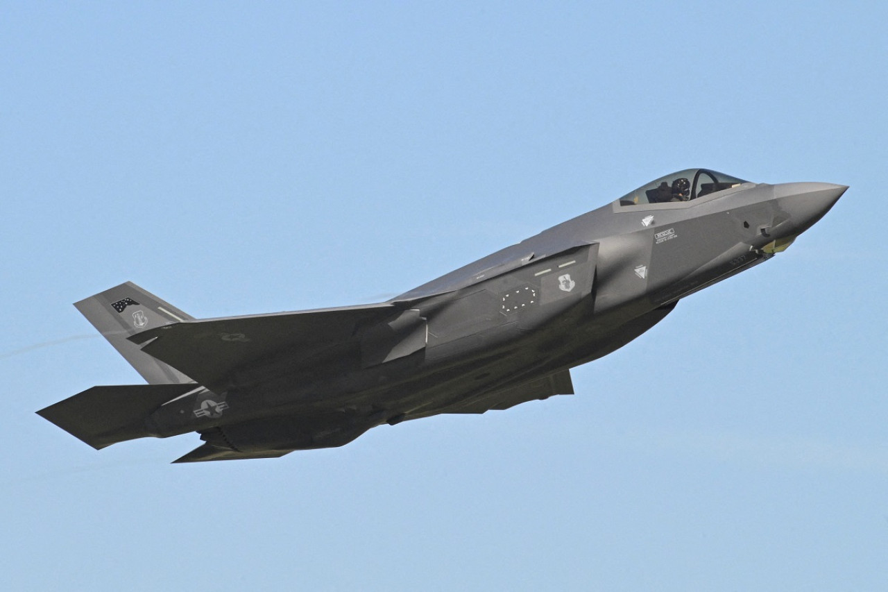 Un avión de caza F-35 desapareció en Carolina del Sur. Foto: Reuters.