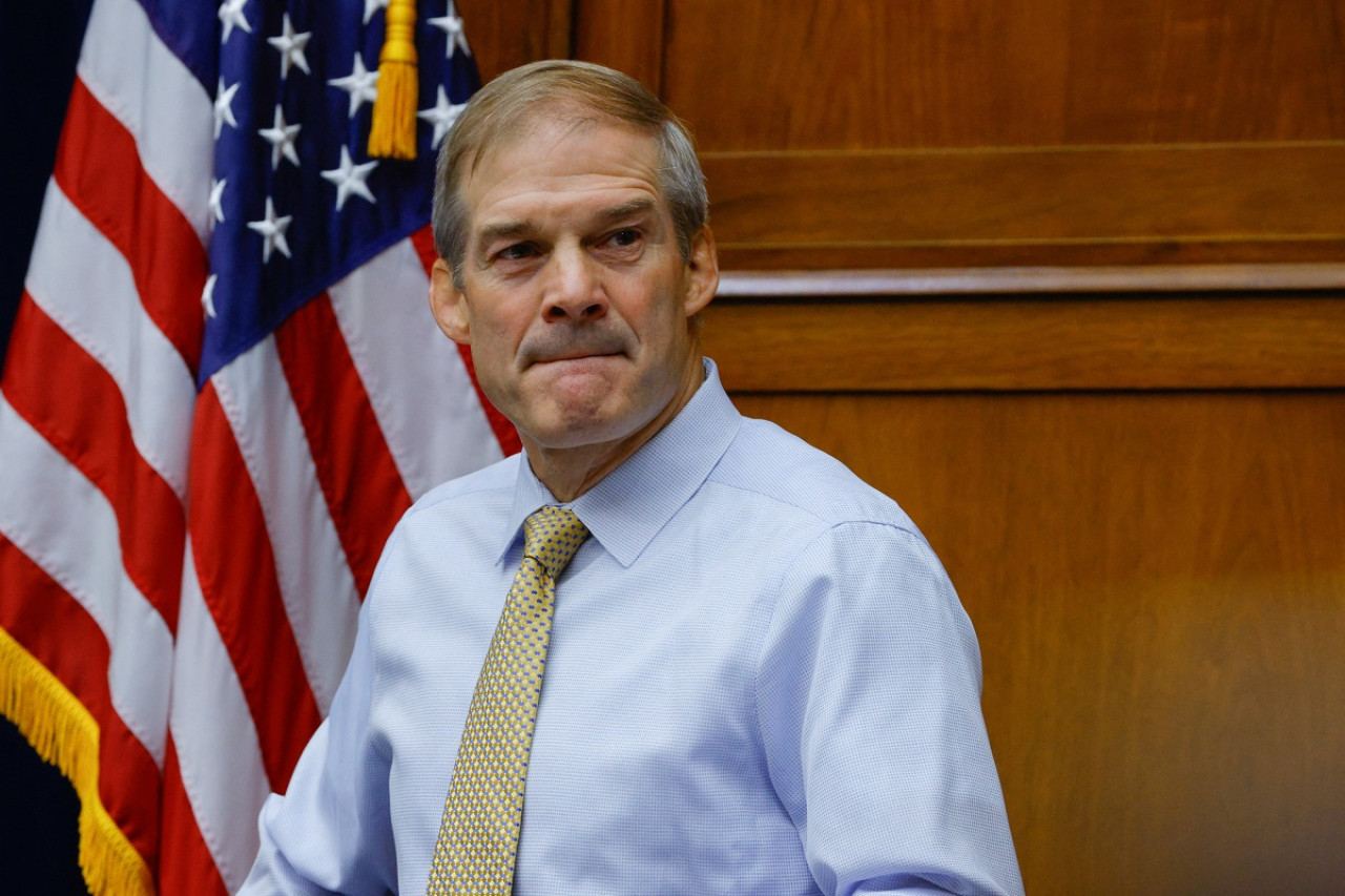 Jim Jordan podría ser el próximo líder de la Cámara de Representantes de EE.UU. Foto: Reuters.