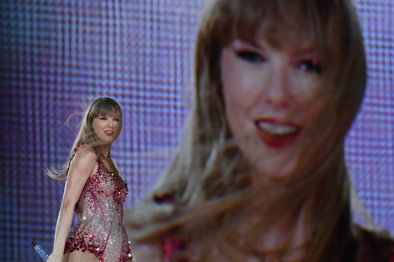 Taylor Swift en Argentina. Foto: Télam.