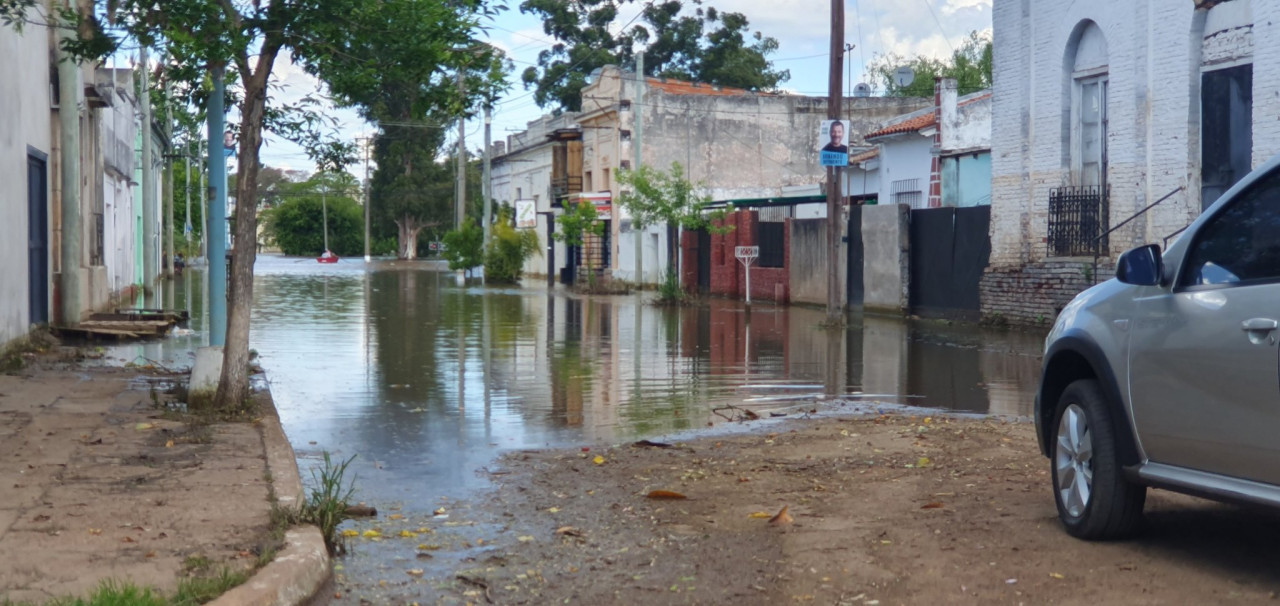 Inundaciones en Concordia, Entre Ríos. Foto: X/ @Estacion_bcp