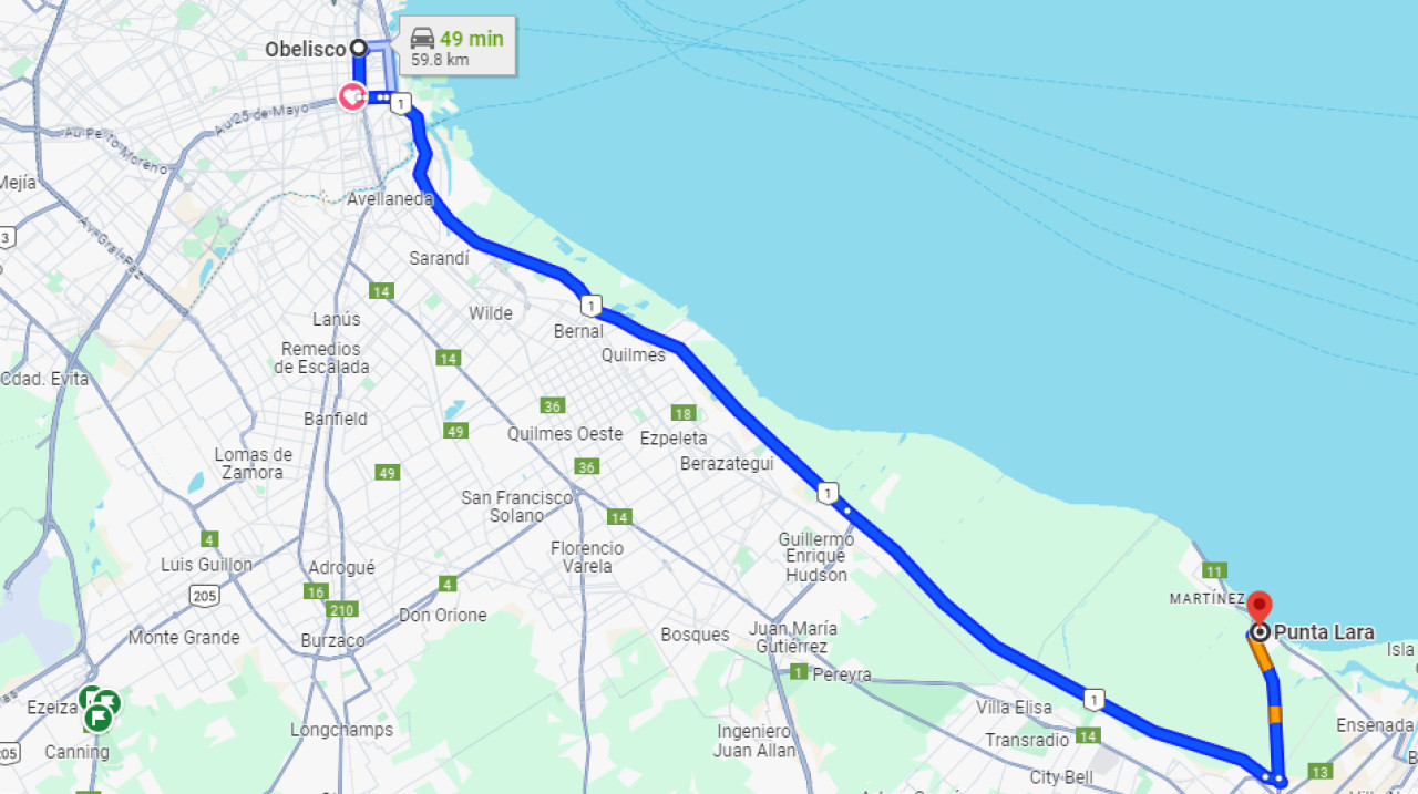 Una localidad ubicada a 50 minutos de CABA.