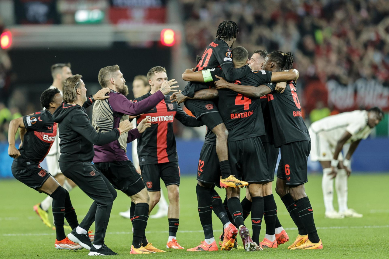 Bayern Leverkusen vs Roma, Europa League. Foto: EFE