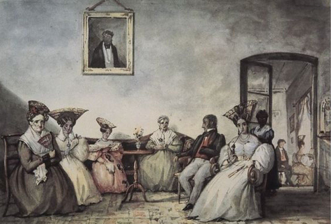Tertulias en la época colonial