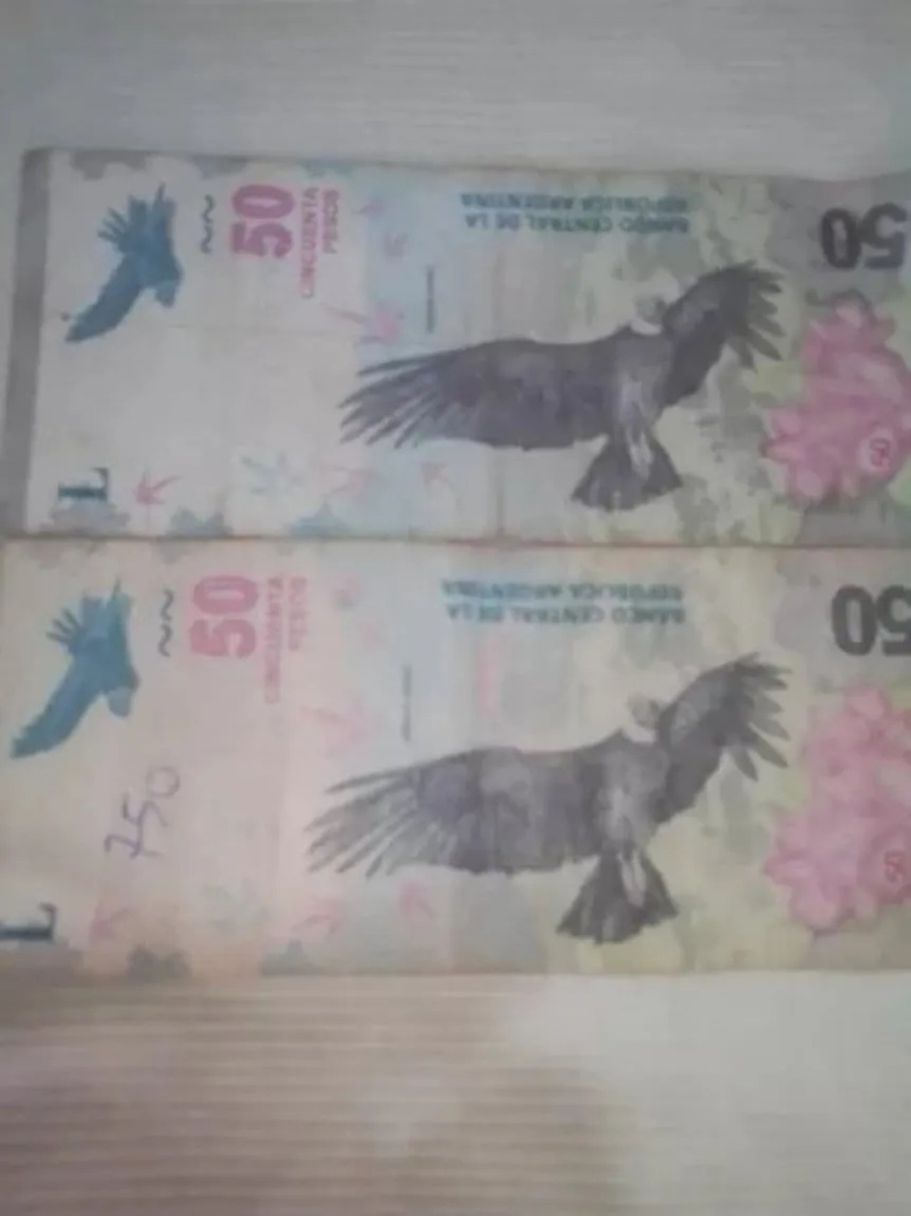 Billete de 50 pesos