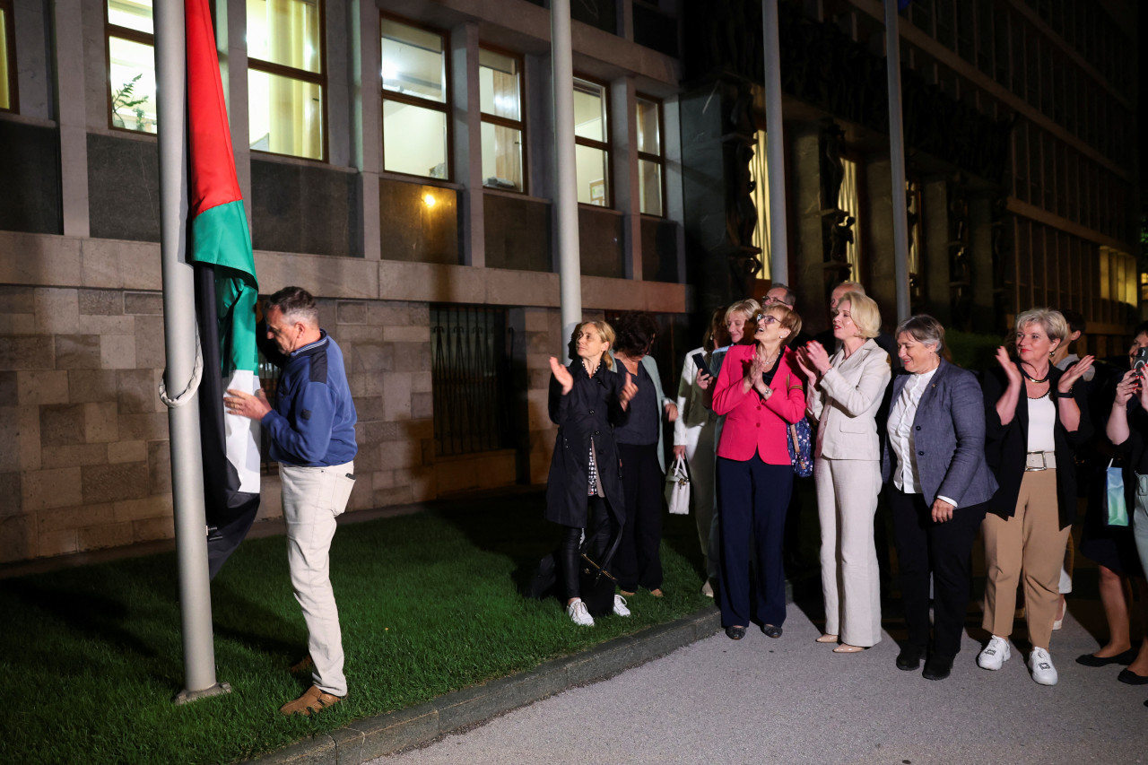Debate en el parlamento de Eslovenia sobre el reconocimiento del Estado de Palestina. Foto: REUTERS.