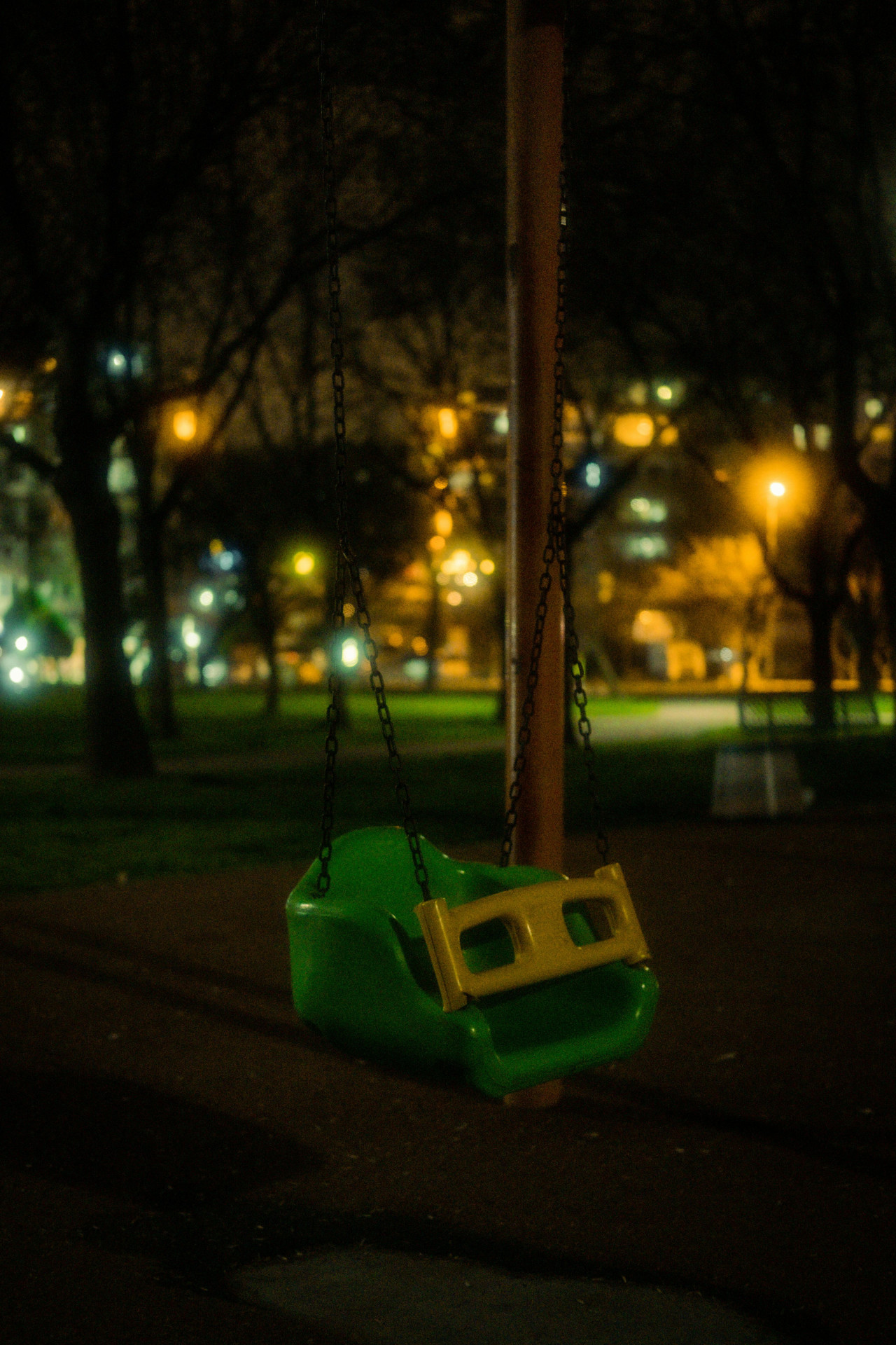 Columpio. Fuente: Pexels.