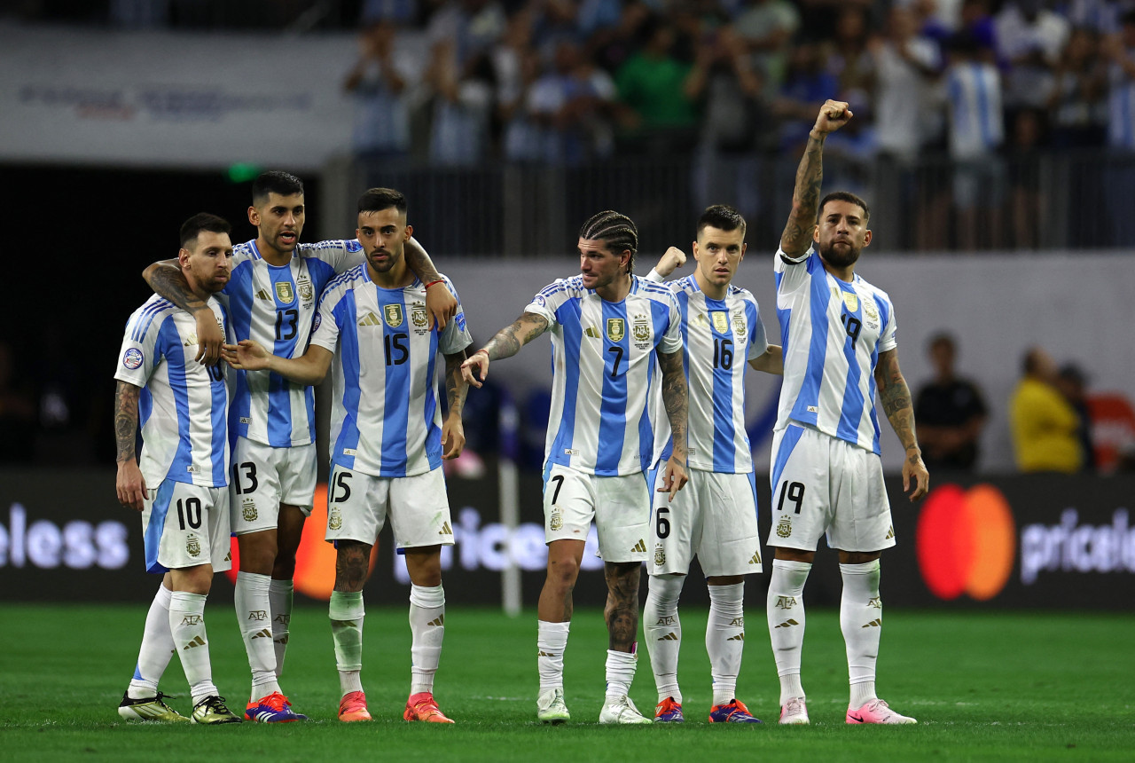 La Selección Argentina derrotó a Ecuador por penales. Foto: Reuters.