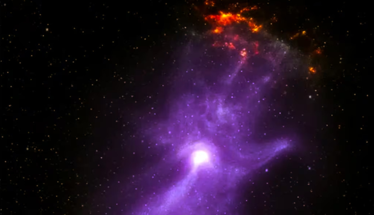 La "Mano de Dios" cósmica. Foto: NASA