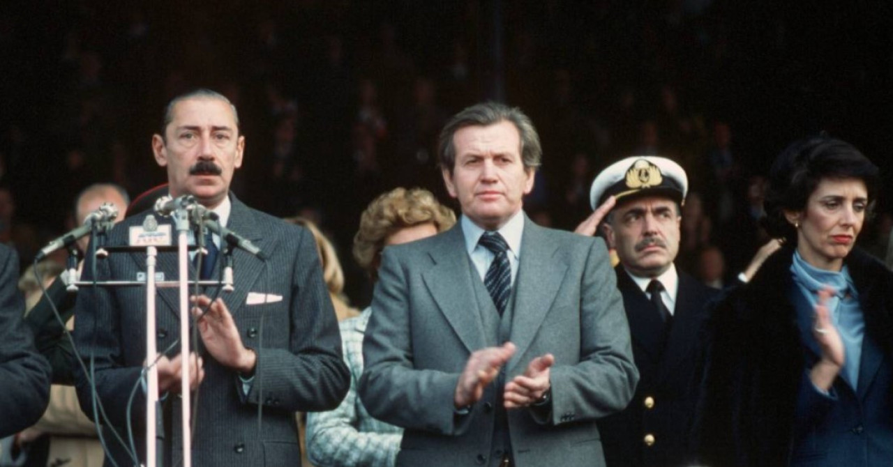 Jorge Rafael Videla y Jorge Zorreguieta. Foto: X