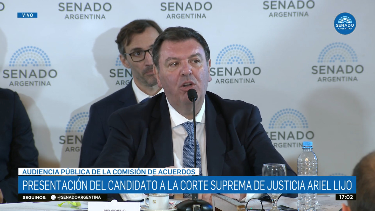Ariel Lijo. Foto: Captura.