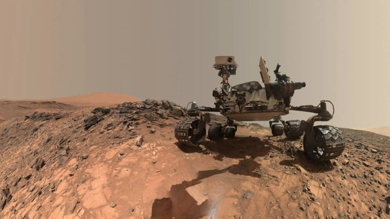 La "Selfie" de Curiosity en Marte. Foto: NASA.
