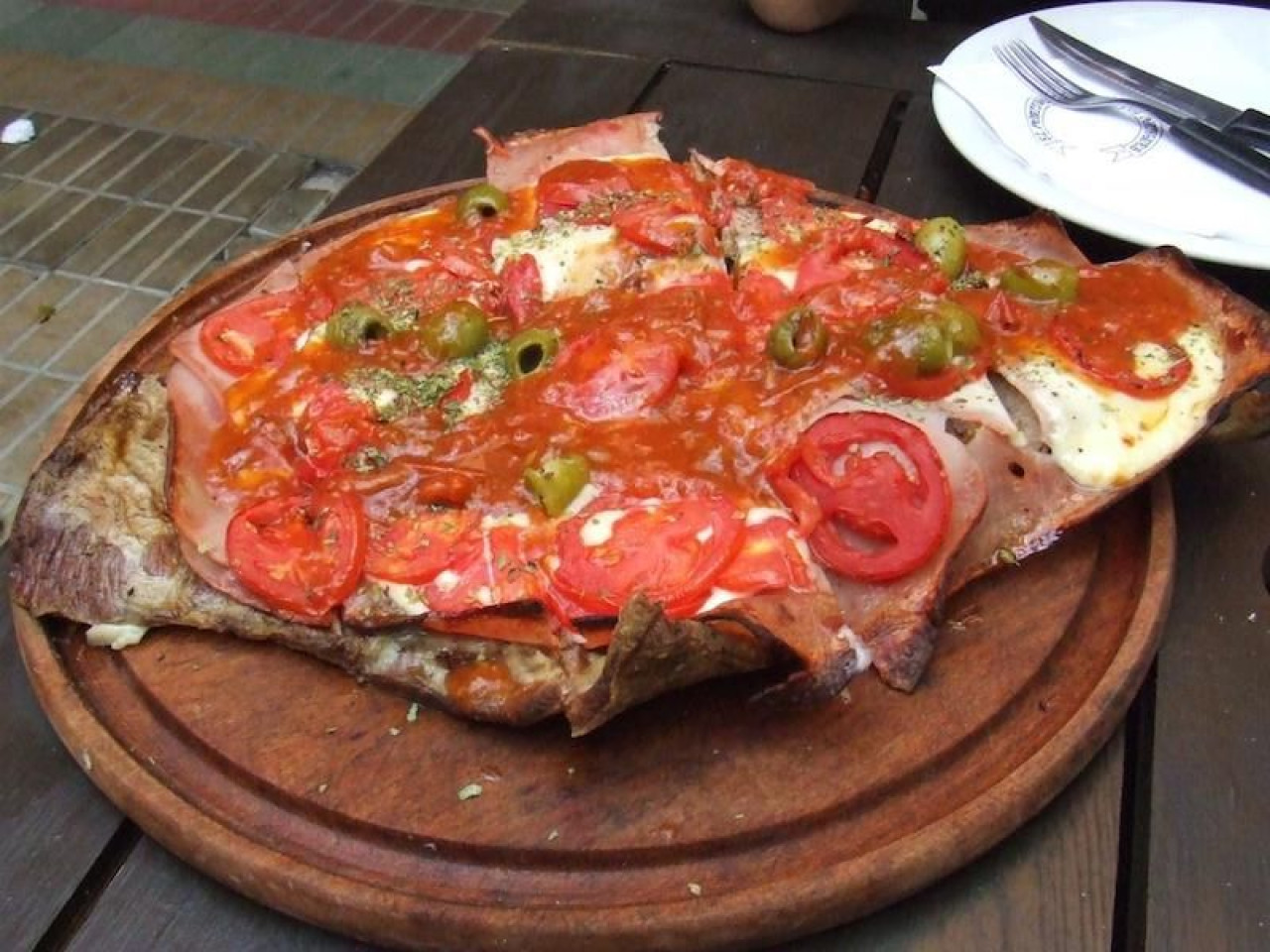 Matambre a la pizza. Foto: X
