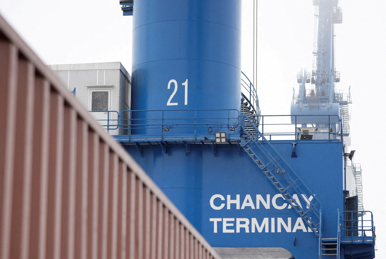 Megapuerto de Chancay, en Perú. Foto: Reuters.
