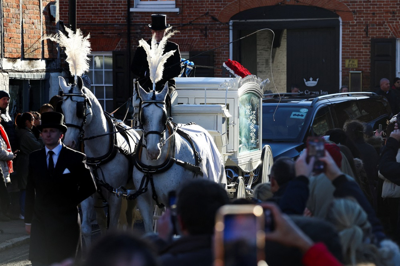 Velorio Liam Payne. Foto: Reuters.