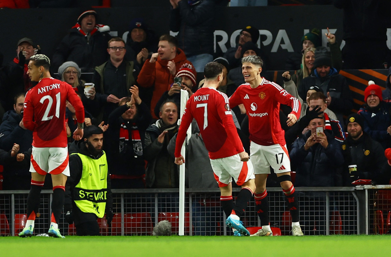 Alejandro Garnacho; Manchester United. Foto: Reuters