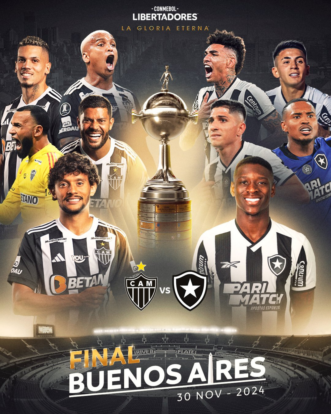Final de la Copa Libertadores. Foto: X @Libertadores