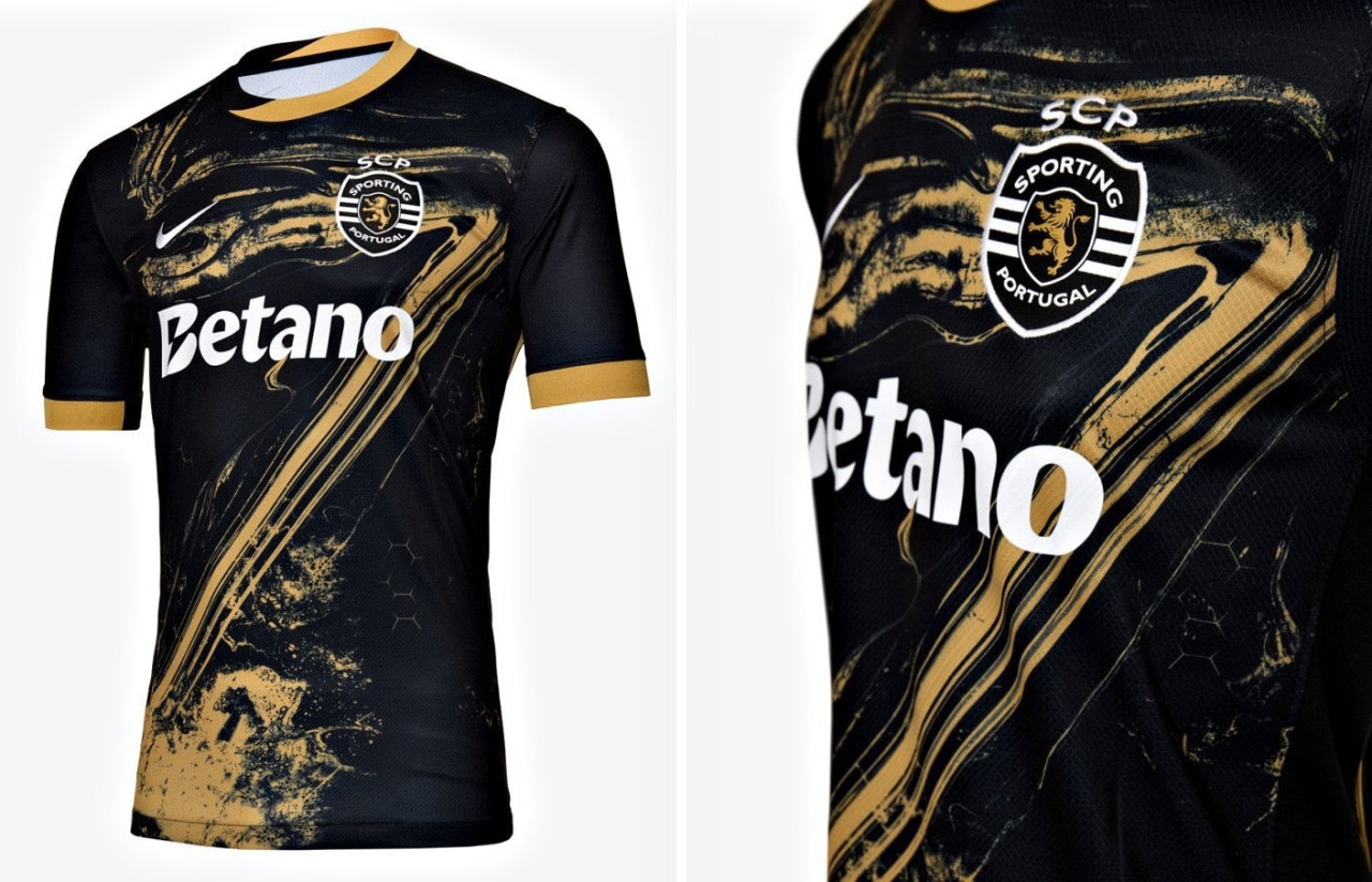 Camiseta del Sporting de Lisboa en homenaje a Cristiano Ronaldo.