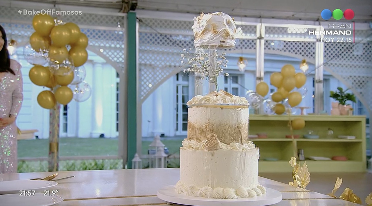 La preparación de Cande Molfese para ganar Bake Off Famosos. Foto: Captura.