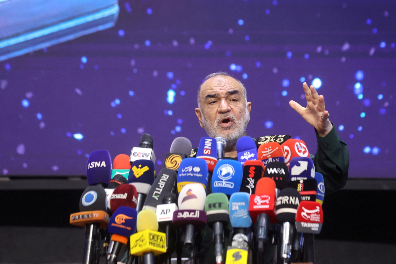 Hosein Salamí, jefe de la Guardia Revolucionaria de Irán. Foto: Reuters.