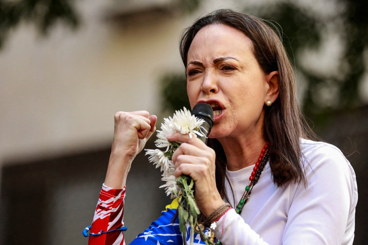 María Corina Machado; Venezuela. Foto: Reuters.