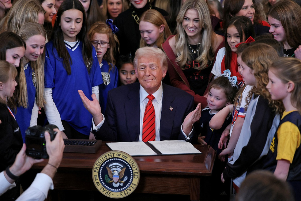Donald Trump, presidente de Estados Unidos. Foto: Reuters (Leah Millis)
