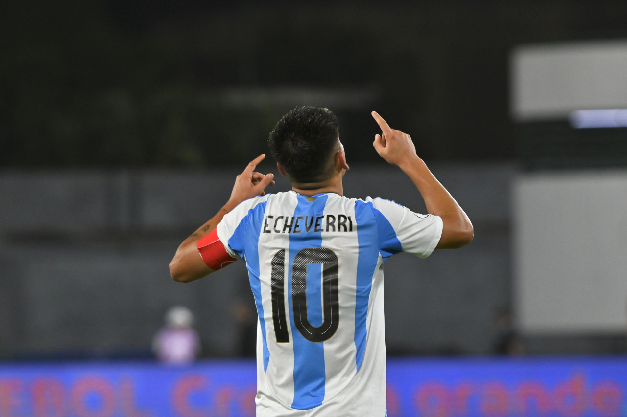 Diablito Echeverri, Selección Argentina Sub 20. Foto: X @Argentina