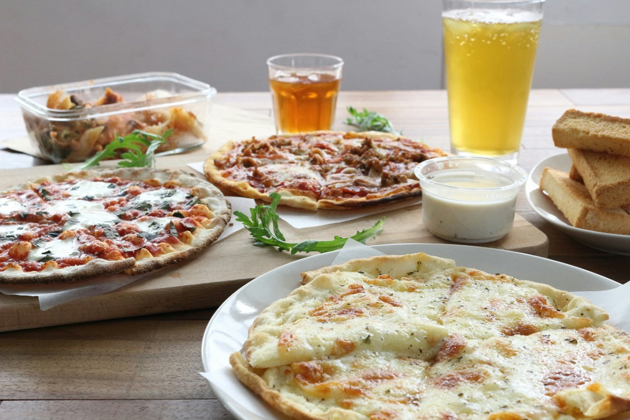 Pizza; comida. Foto: Unsplash.