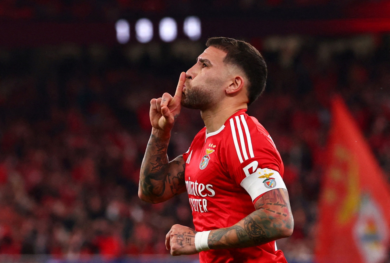 Nicolás Otamendi. Foto: Reuters/Pedro Nunes