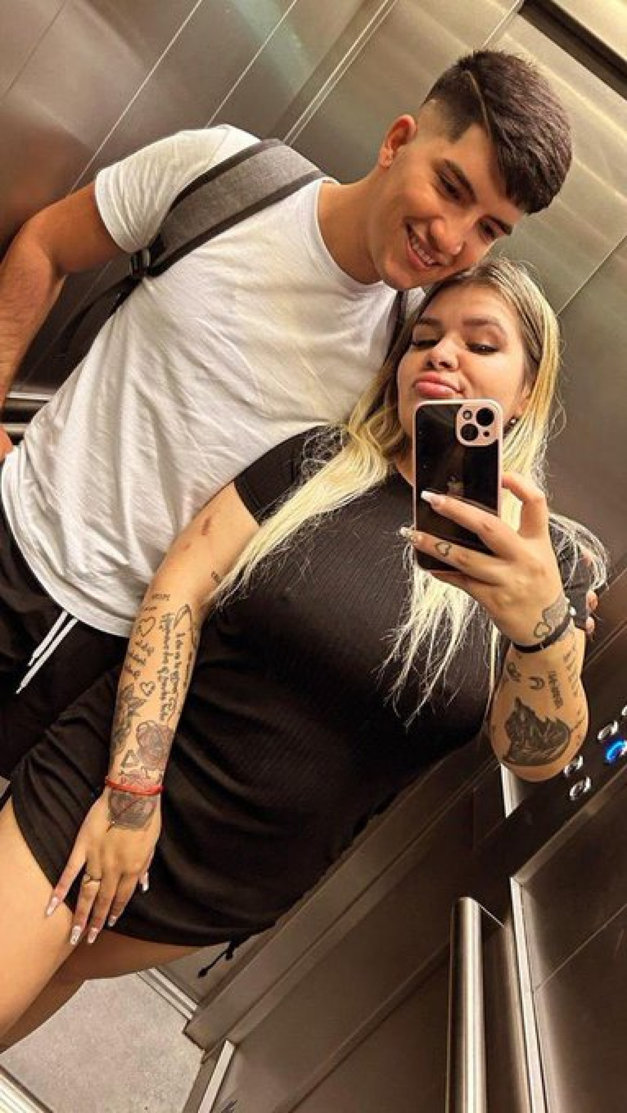More Rial y su nuevo novio Eric. Fuente: X @Fedeebongiorno