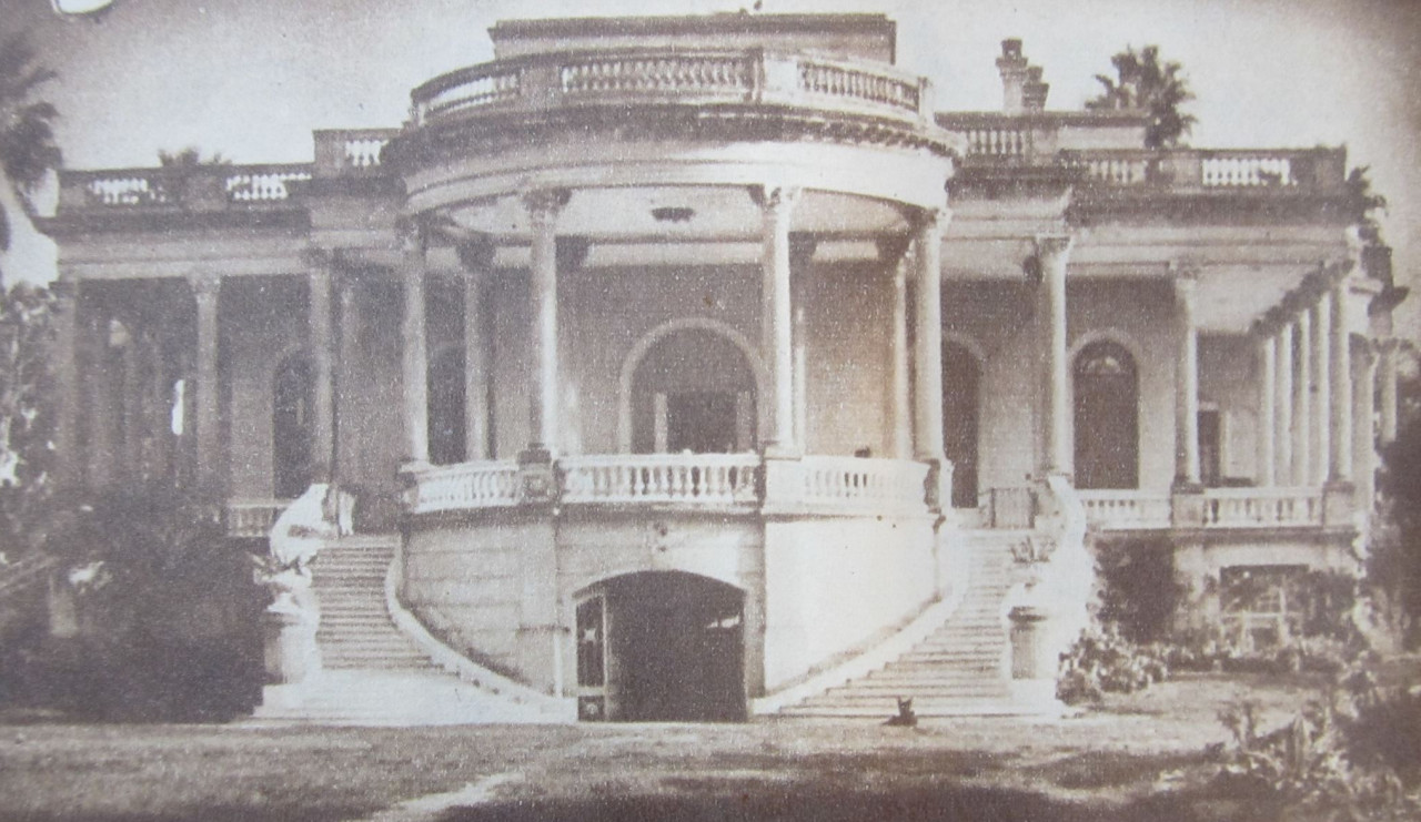 Palacio Piria en su esplendor. Foto: Facebook fotos históricas de La Plata