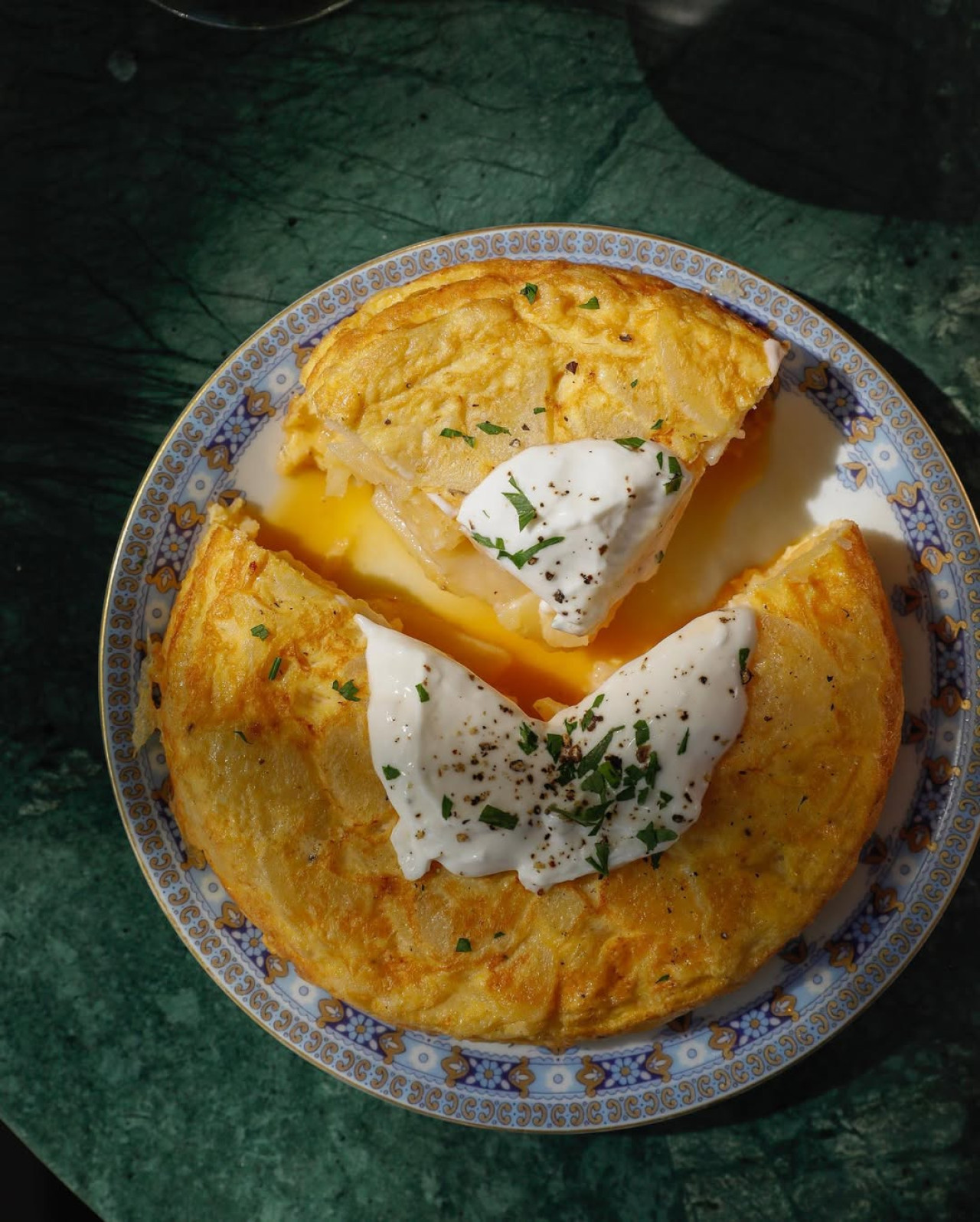 Tortilla de papa. Foto Instagram @condarco_