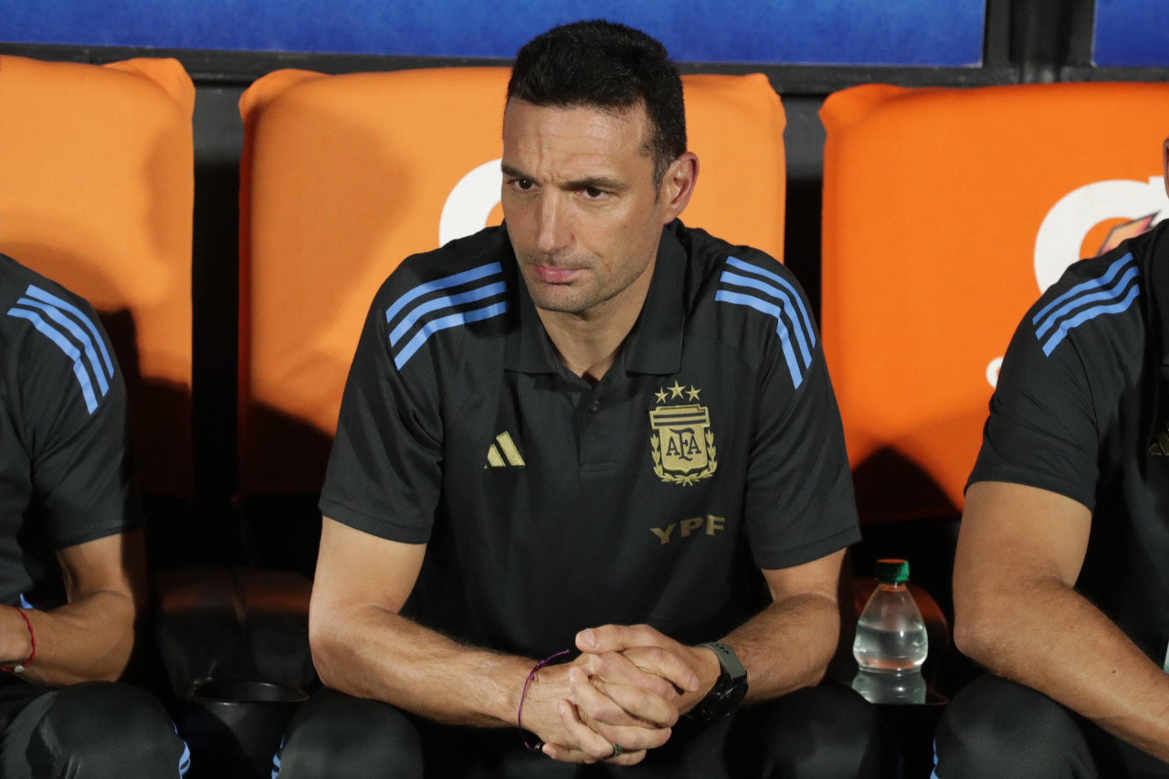 Lionel Scaloni, Uruguay vs Argentina. Foto: EFE/Raúl Martínez