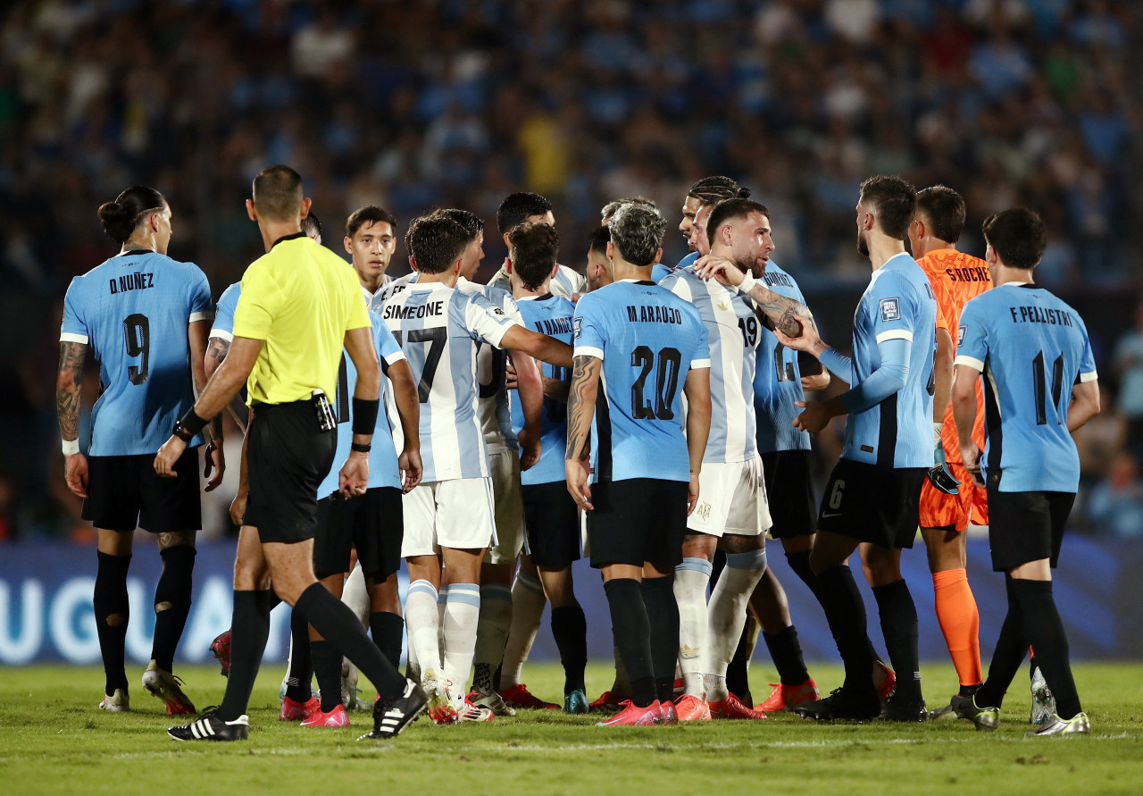 Uruguay vs Argentina. Foto: Reuters/Andres Cuenca