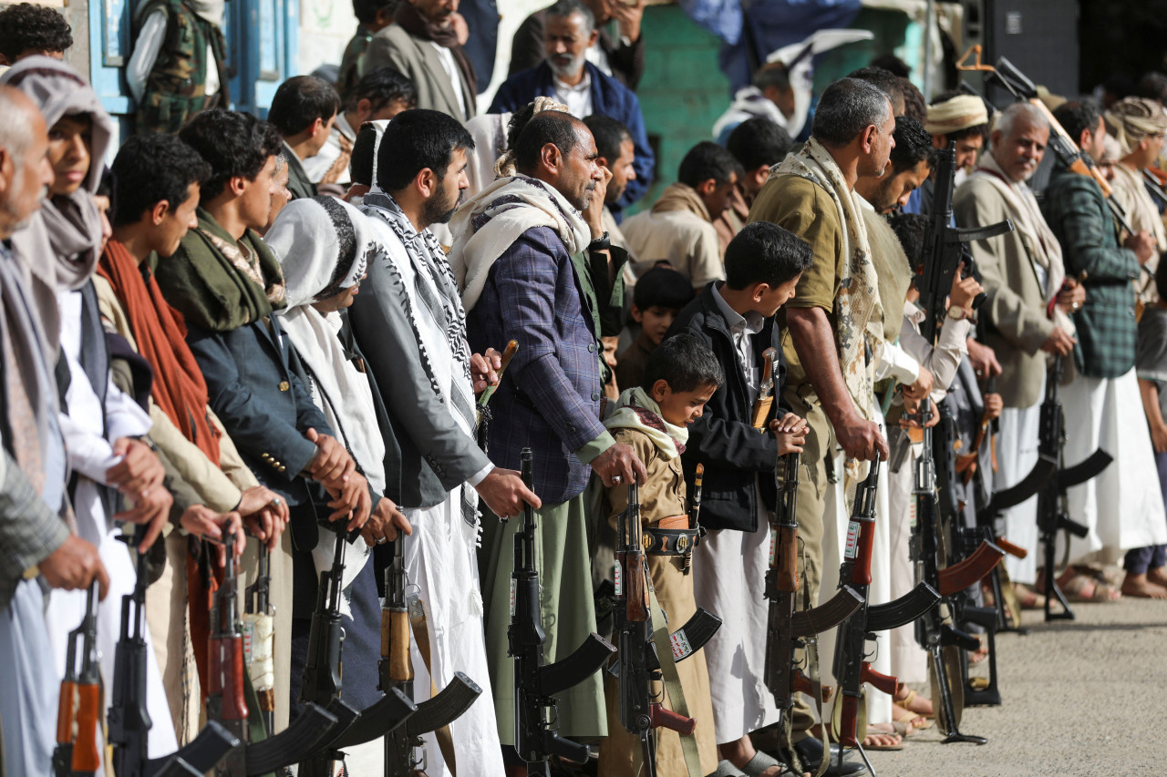 Hutíes de Yemen. Foto: Reuters (Khaled Abdullah)