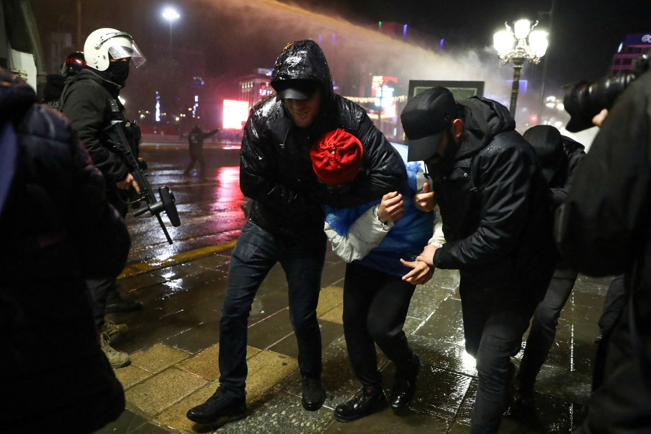 Protestas en Turquía por la detención del alcalde de Estambul. Foto: Reuters/Cagla Gurdogan.